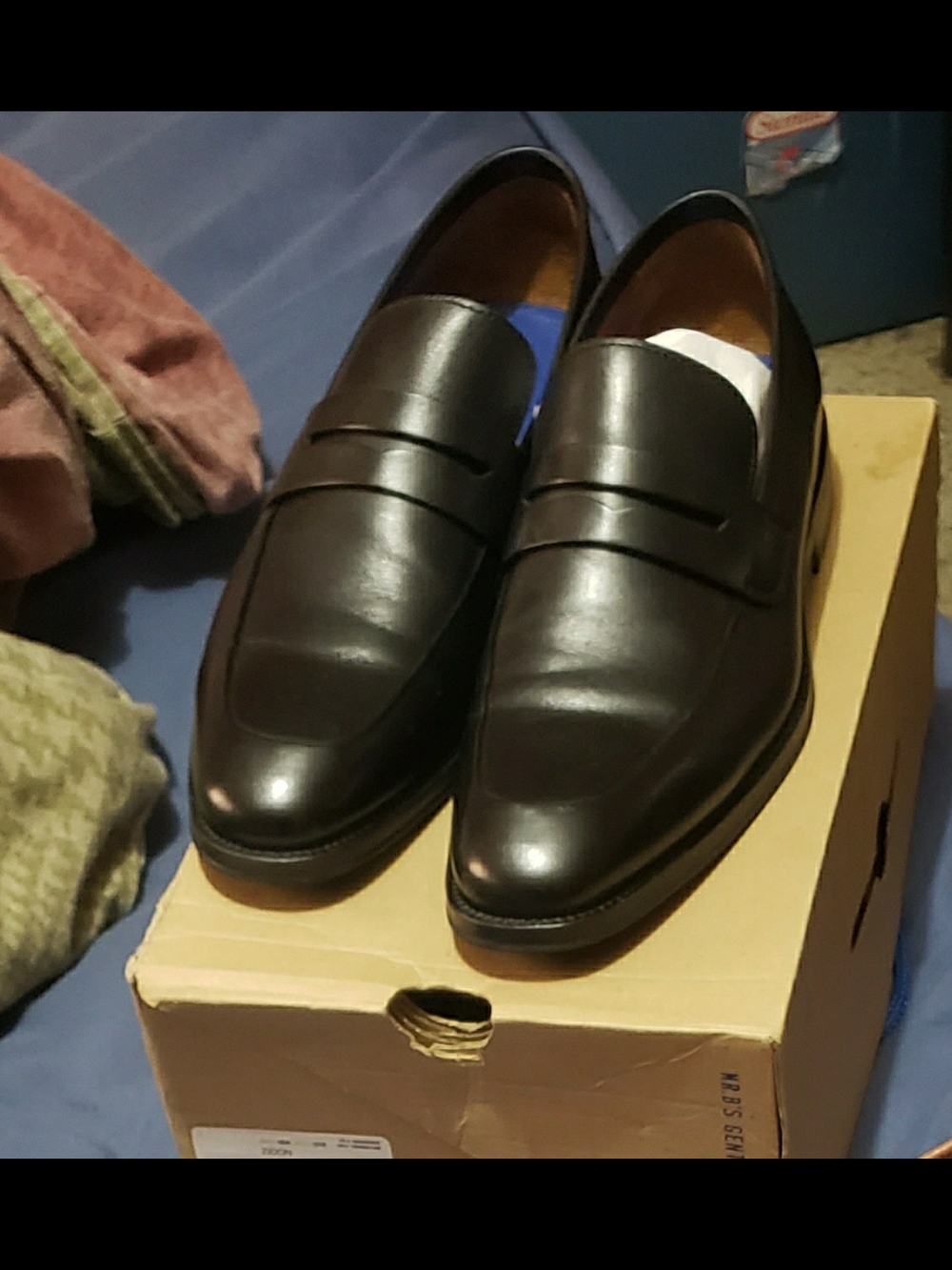 Classic Men's Penny Loafers in Dark - Picture 2 of 3